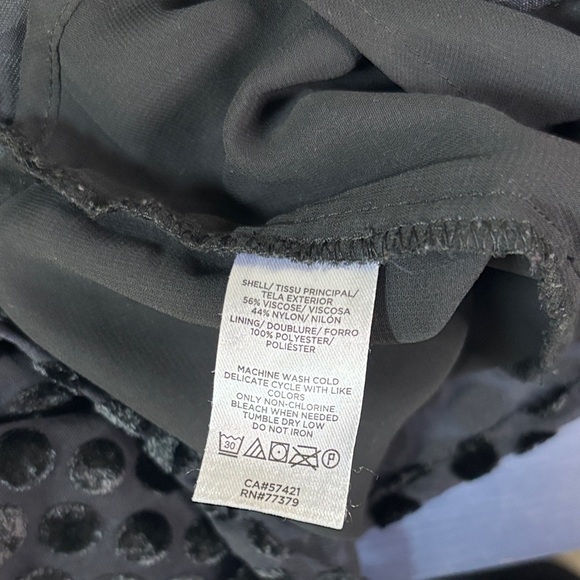 LOFT Black Textured Velvet Tank - Picture 4 of 4